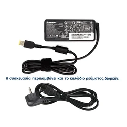Lenovo Φορτιστής Laptop 45W 20V 2.25A με Αποσπώμενο Καλώδιο Τροφοδοσίας (45N0298)