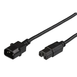 Microconnect Καλώδιο τροφοδοσίας C14 - C15 1,5 m Μαύρο (PE011415)