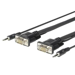 Vivolink VGA Cable VGA male to VGA male Black 1.8 m (PROVGAMCS1.8)