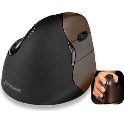 Evoluent VerticalMouse 4 Small Wireless Ergonomic Mouse Brown (Right Hand)