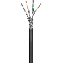 Microconnect S/FTP Cat.6 (Gigabit) Outdoor Network Cable 100m Black - No Connectors