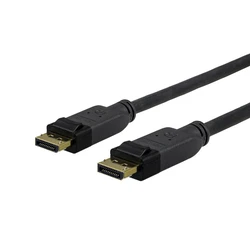 Vivolink Καλώδιο DisplayPort αρσενικό - DisplayPort αρσενικό Μαύρο (PRODP10)