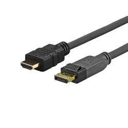 Vivolink Pro καλώδιο DisplayPort (male) σε HDMI (male) 3 m Μαύρο