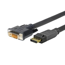 Vivolink Καλώδιο DisplayPort αρσ. - DVI αρσ. 5 m Μαύρο (PRODPDVI5)