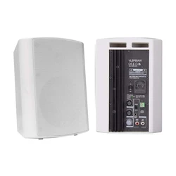 Vivolink VLSP60AW Ζεύγος Αυτοενισχυόμενων Ηχείων PA 2x30W με Woofer 10" - Λευκό