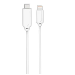 Καλώδιο MicroConnect USB-C σε Lightning 2 m Λευκό