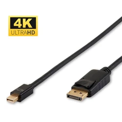 Microconnect καλώδιο DisplayPort αρσ. - mini DisplayPort αρσ. 3m Μαύρο (DP-MMG-300MB)