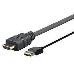 Vivolink HDMI male to USB-A male Cable 1 m Black (PROHDMIUSB1)