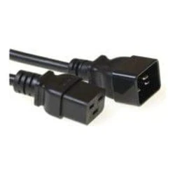 Microconnect Power Cord IEC C19 to IEC C20 0.5 m Black H05VV-F 3x1.5mm2