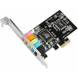 Microconnect Εσωτερική PCI Express Κάρτα Ήχου 5.1 CMI8738 - Ασημί