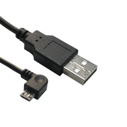 Microconnect Angle (90°) USB 2.0 to micro USB Cable, Black, 1.8 m (USBABMICRO18ANG)