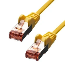 ProXtend F/UTP Cat.6 (Gigabit) Καλώδιο Δικτύου Ethernet 15m Κίτρινο V-6FUTP-15Y