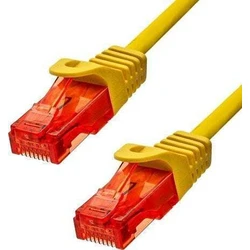 ProXtend 6UTP-003Y U/UTP Cat.6 Καλώδιο Ethernet 0,3 m Κίτρινο