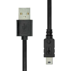 ProXtend USB 2.0 Cable USB-A male to mini USB-B male 0.5 m Black (USB2AMINIB-0005)