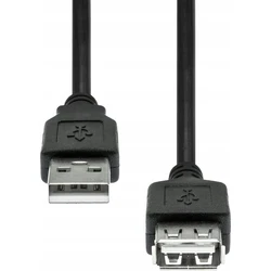 Proxtend USB-A to USB-A Extension Cable 1 m Black - USB2AAF-001