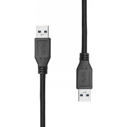ProXtend USB 2.0 Cable USB-A male - USB-A male, 1 m, Black (USB3AA-001)