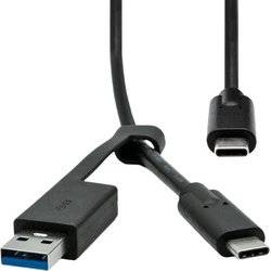 ProXtend καλώδιο USB 2.0 USB-C αρσενικό σε USB-A, Μαύρο, 1 m (USBCWA-001)