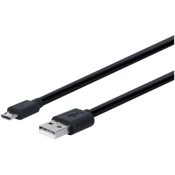 ProXtend Regular USB 2.0 to micro USB Cable - Black - 0.2 m