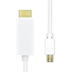 Καλώδιο Mini DisplayPort 1.2 σε HDMI 3 μ. Λευκό - ProXtend