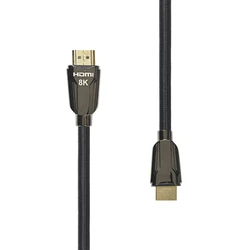 ProXtend HDMI 2.1 Ultra High Speed 48Gbps Πλεγμένο Καλώδιο HDMI 1.5m Μαύρο (HDMI αρσενικό - HDMI αρσενικό)