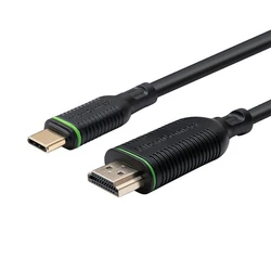 Καλώδιο Microconnect HDMI αρσενικό - USB-C αρσενικό 1 m Μαύρο MC-USBCHDMI1