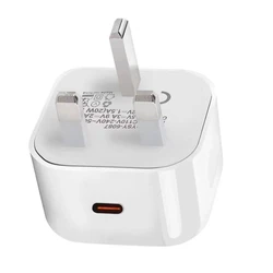 eStuff Φορτιστής Χωρίς Καλώδιο με Θύρα USB-C 20W Power Delivery Λευκός (ES636026-BULK)