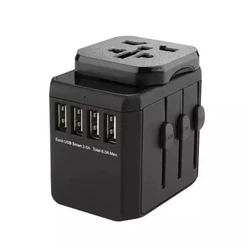 Microconnect MC-TRAVELADAPTER2 Αντάπτορας Ταξιδιού Universal με USB