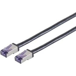 Lanview S/FTP Cat6a (Gigabit) Ethernet Patch Cable 0.5 m Black LVN-CAT6A-FLEX-50CM