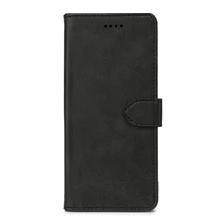 eStuff Θήκη Πορτοφόλι Πλαστικό Μαύρο για Samsung Galaxy A14