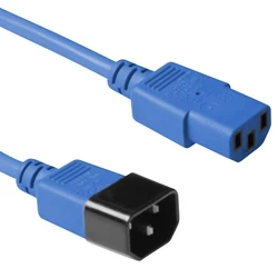 Microconnect IEC C14 to IEC C13 Power Cable 1.8 m Blue (PE1413B18)
