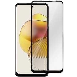 eStuff Tempered Glass Full Face Full Glue Μαύρο για Moto G31 / G41 - ES515112