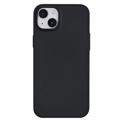 eStuff Μαύρο Σιλικόνης Πίσω Κάλυμμα / Θήκη για iPhone 15 Plus (ES67101026)