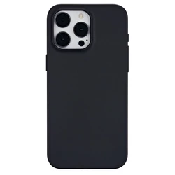 eStuff Πίσω Θήκη Σιλικόνης Μαύρο (iPhone 15 Pro Max)