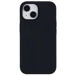 eStuff Πίσω Θήκη Σιλικόνης Μαύρη για iPhone 15