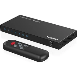 Microconnect HDMI Switch 4K@60Hz 4x1 HDCP 2.2 με τηλεχειριστήριο