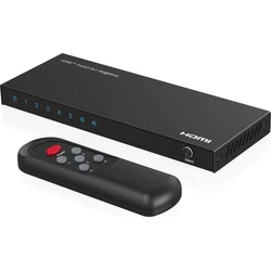 Μεταγωγέας Σήματος AV Microconnect MC-HDMISWITCH0501-4K 5x1 4K@60Hz με τηλεχειριστήριο