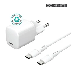 eSTUFF INFINITE Φορτιστής PD 20W με USB-C καλώδιο 1.5m