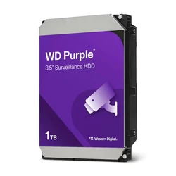 Western Digital Purple 1TB Σκληρός Δίσκος 3.5" SATA III 5400rpm 64MB Cache (WD11PURZ)