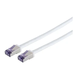 Lanview S/FTP Cat6a Επίπεδο Patchcord 0,5 m Λευκό (LVN-CAT6A-FLEX-50CMWH)