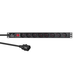 Lanview Πολύπριζο Rack LVR-2MSCH-SW-C13-8 1τμχ