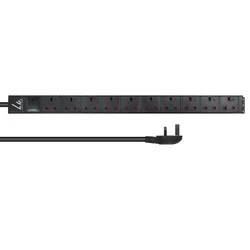 Lanview Πολύπριζο Rack LVR-3MUK-SPD-UK10 1τμχ