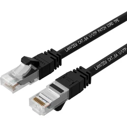 Lanview S/FTP Cat.6a Ethernet Network Cable 30m Black (Gigabit)