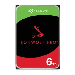 Seagate IronWolf Pro 6TB Σκληρός Δίσκος 3.5" SATA III 7200rpm 256MB Cache NAS ST6000NT001