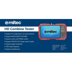Ernitec Monitor Συστημάτων CCTV - Tester Κάμερας (Μοντέλο 0070-24107-TESTER, SKU W128807403)