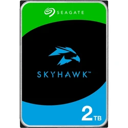 Seagate SkyHawk +Rescue 2TB Σκληρός Δίσκος 3.5" SATA III 256MB Cache για Desktop / Καταγραφικό ST2000VX017