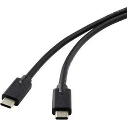 MicroConnect καλώδιο USB-C 3.2 Gen 2 1m 100W PD Μαύρο (DOCKUSB3.2CC1)