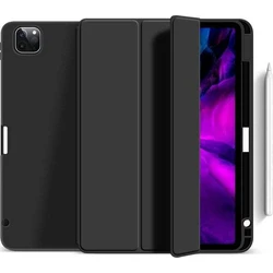 eStuff Flip Cover Δερμάτινη Μαύρη για iPad Pro 11 (2024)