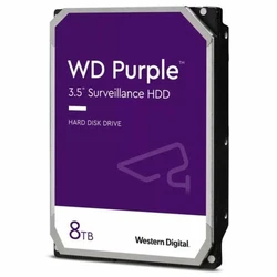 Western Digital Purple 8TB HDD Σκληρός Δίσκος 3.5" SATA III 5400rpm 256MB Cache για Καταγραφικά (WD85PURZ)
