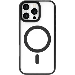Θήκη eStuff Infinite Helsinki για iPhone 16 Pro - Μαύρη (Μαγνητική Stand, Ανακυκλωμένο PC/TPU)