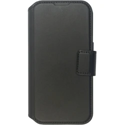 eStuff Infinite Milan iPhone 16 Pro Max Black Wallet Cover (50% Recycled PC, 37% Recycled PU)